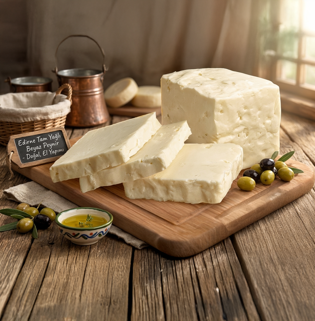 Edirne Tam Yağlı Yumuşak Beyaz Peynir