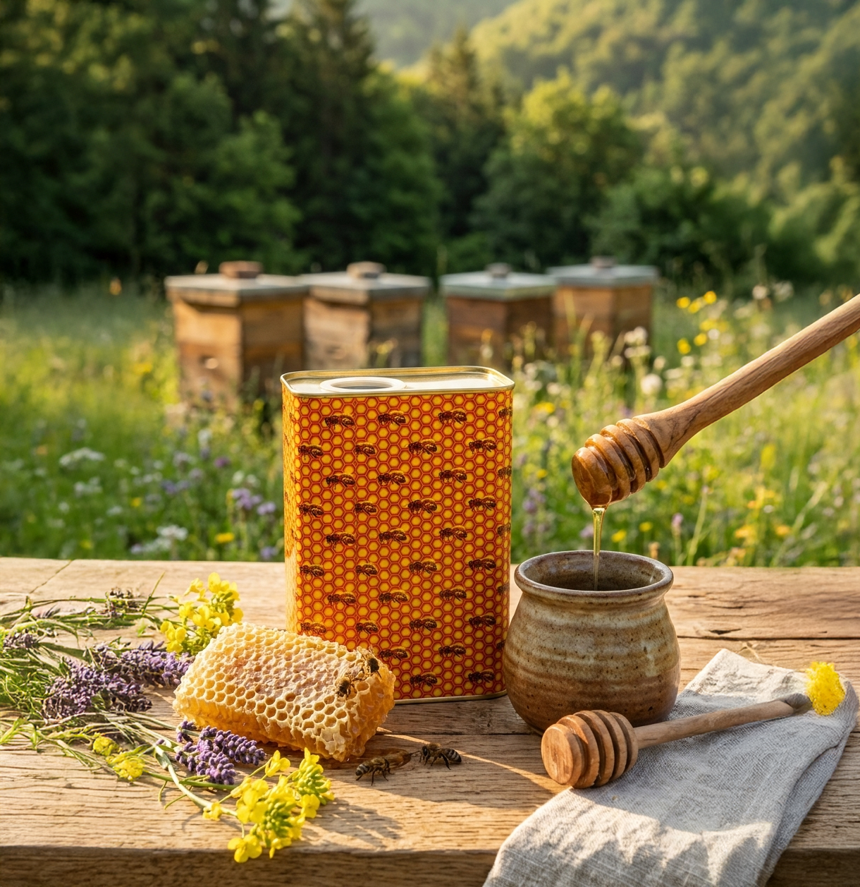 Rize Ovit Yaylası Teneke Çiçek Balı