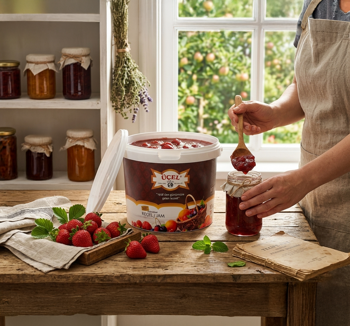 Üçel Böğürtlen Reçeli 10 Kg Kova