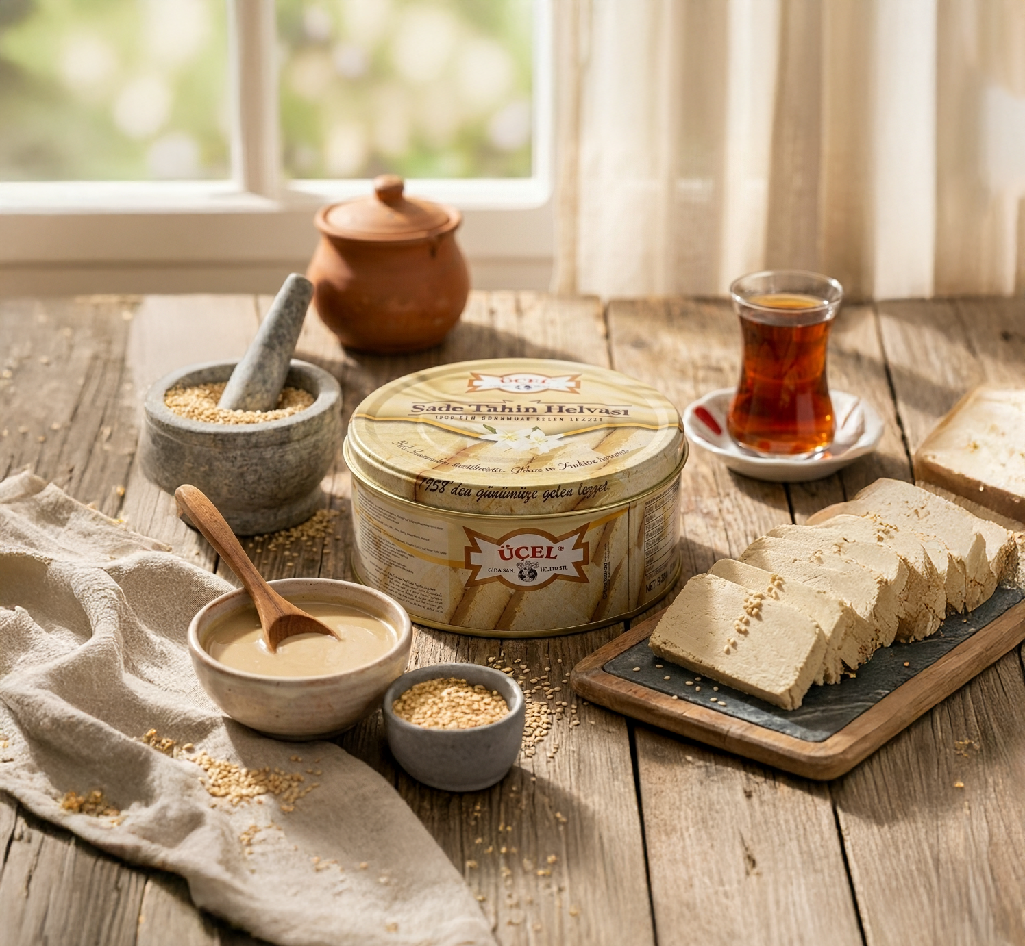 Üçel Sade Tahin Helva