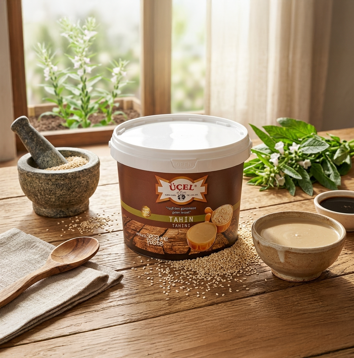 Üçel Tahin 9 Kg Kova